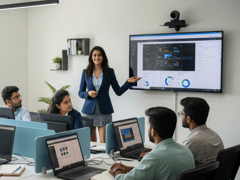 Students learning IT skills across AI, ML, Data Science and Development